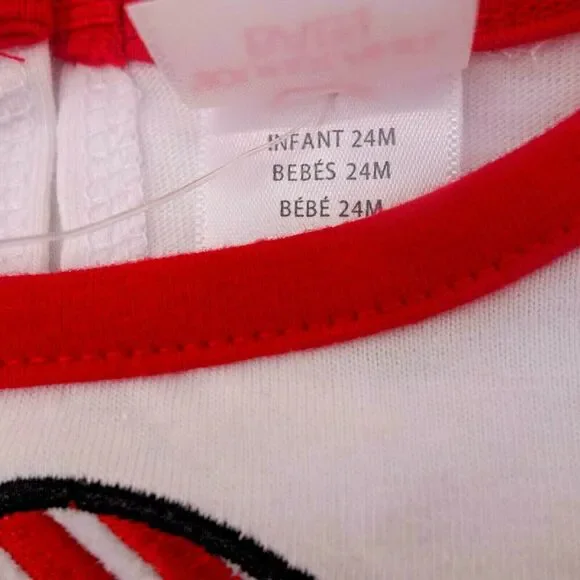 NEW Youngland Baby Santa Claus Christmas Holiday Dress Size 24 Months - Picture 4 of 6